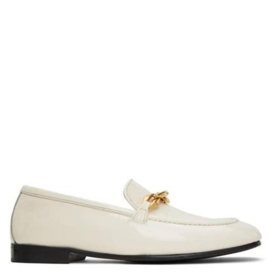 Jimmy Choo Chain Embellished Diamond Tilda Loafers by JIMMY CHOO