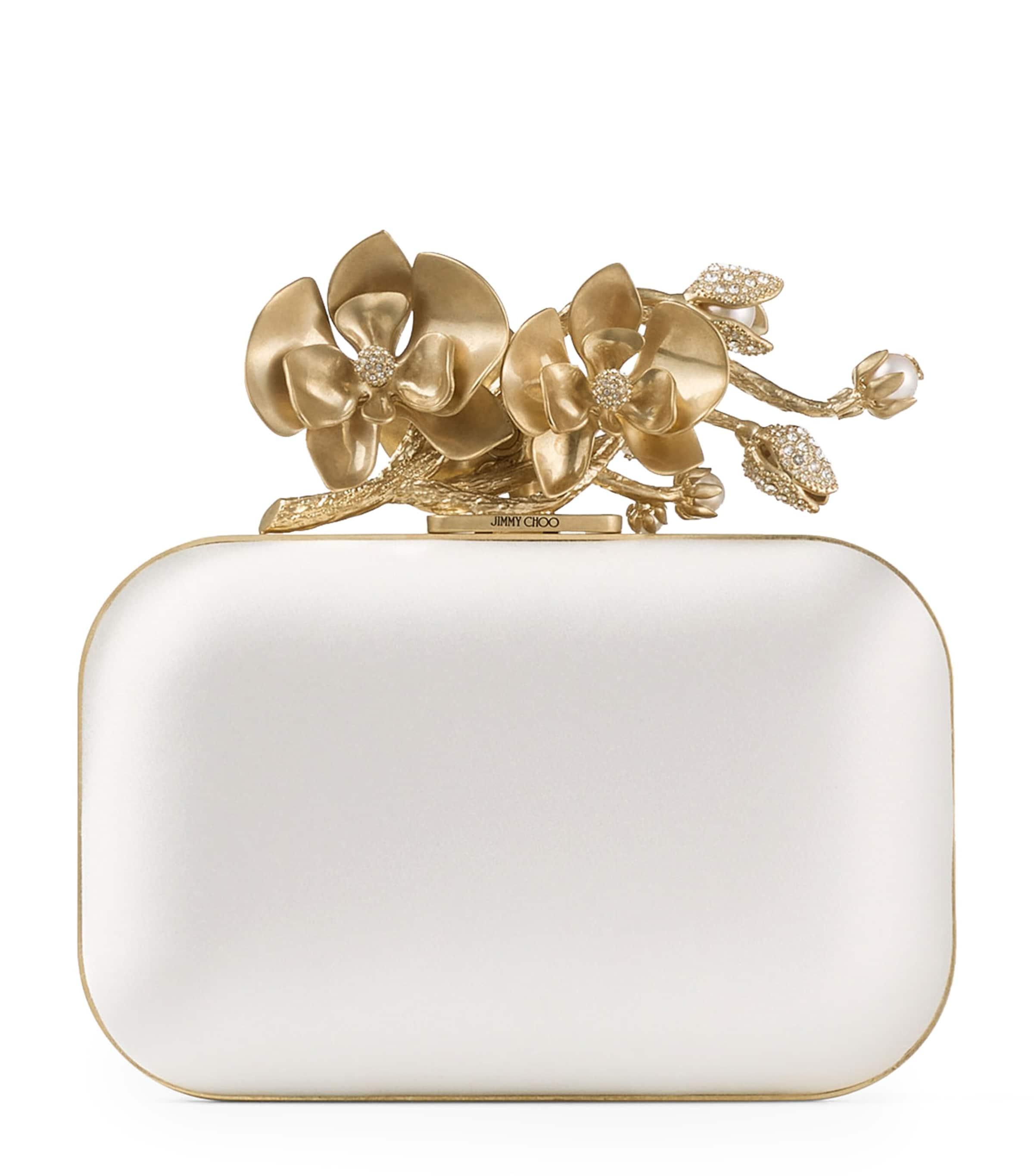 Jimmy Choo Cloud Satin Clutch Bag by JIMMY CHOO