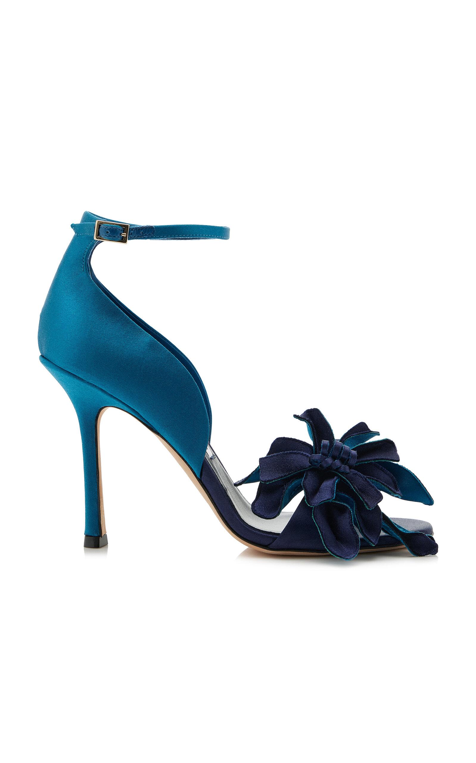 Jimmy Choo Coko Satin Sandals - Moda Operandi by JIMMY CHOO