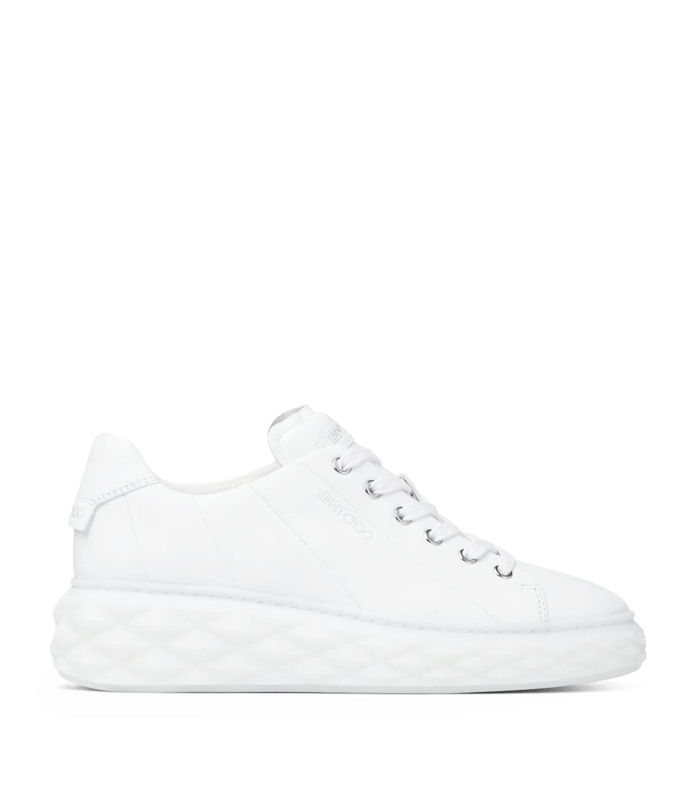 Jimmy Choo Diamond Light Maxi Leather Sneakers by JIMMY CHOO