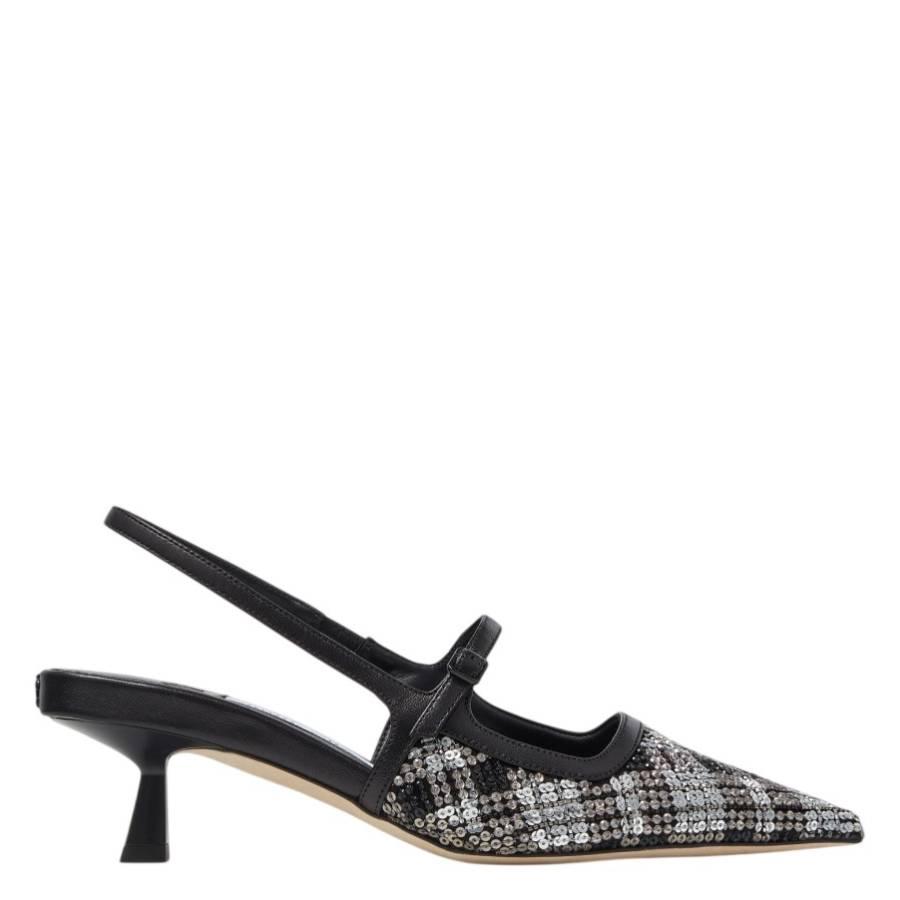 Jimmy Choo Didi 45 Beaded Tartan Slingback Pumps by JIMMY CHOO