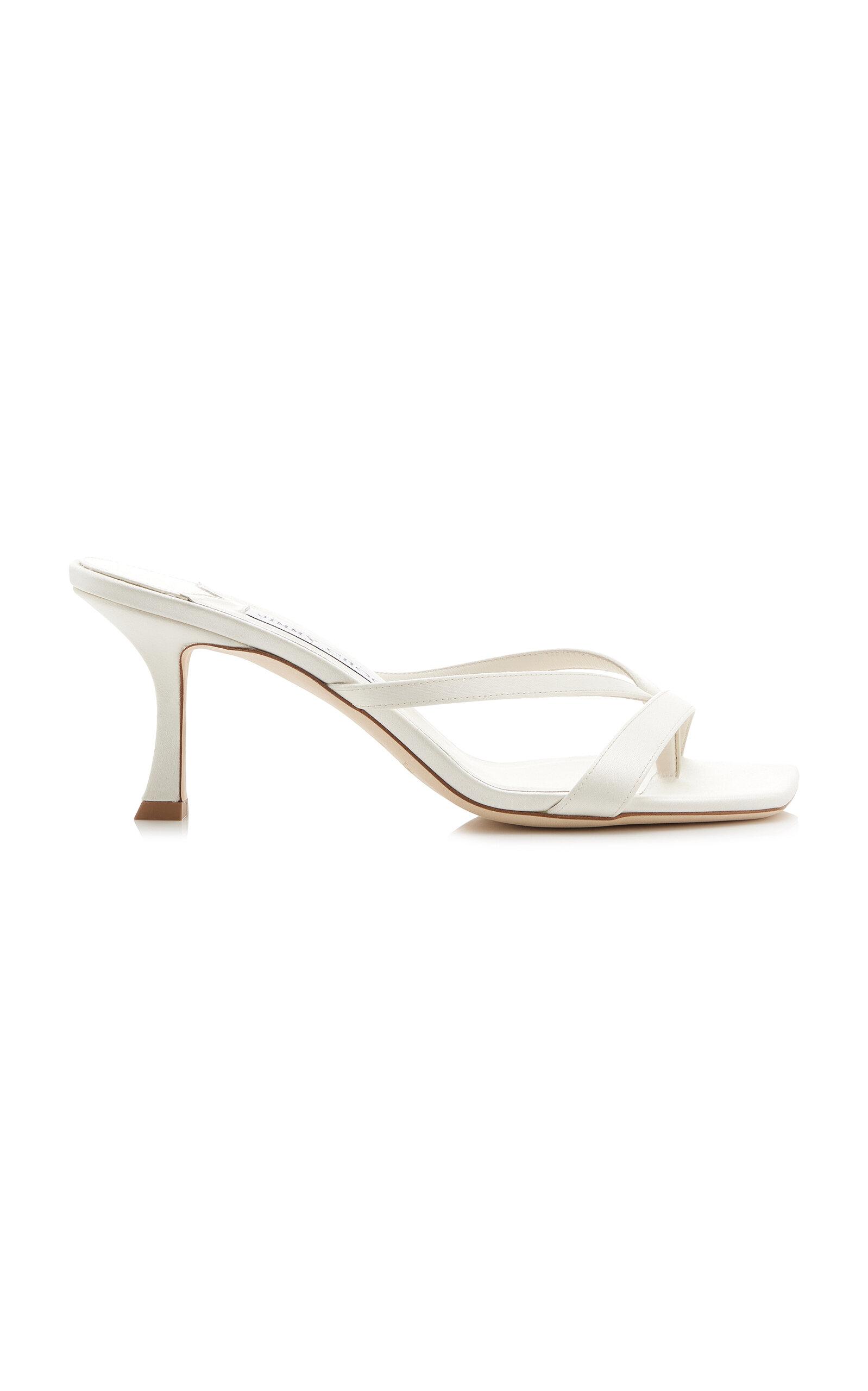 Jimmy Choo Exclusive Malie Satin Sandals - Moda Operandi by JIMMY CHOO