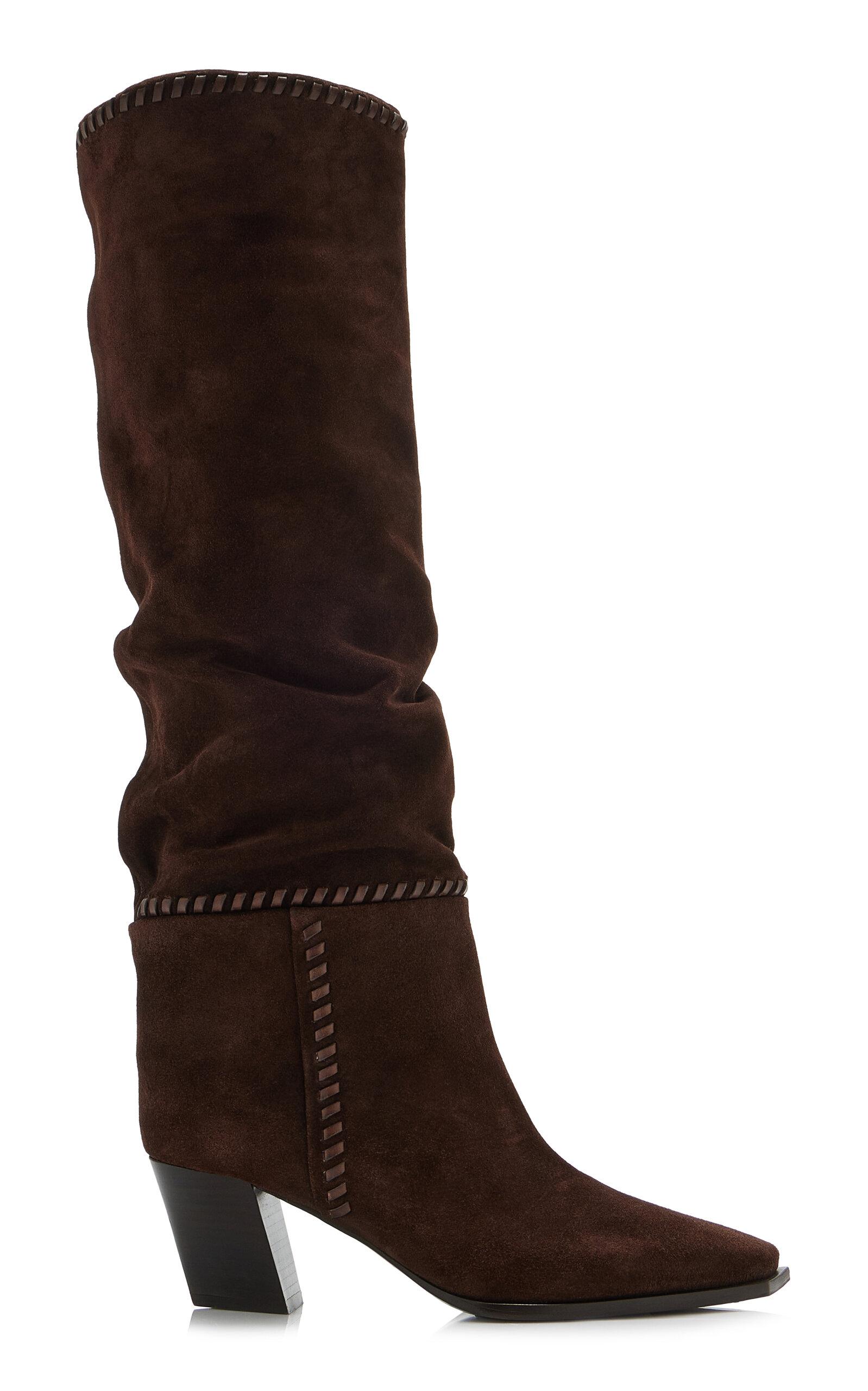 Jimmy Choo Hart Suede Knee Boots - Moda Operandi by JIMMY CHOO
