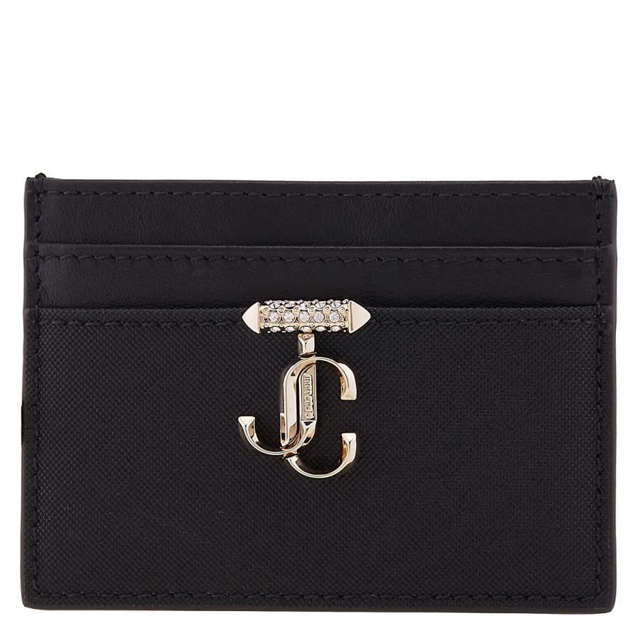 Jimmy Choo JC Emblem Leather Card Holder by JIMMY CHOO