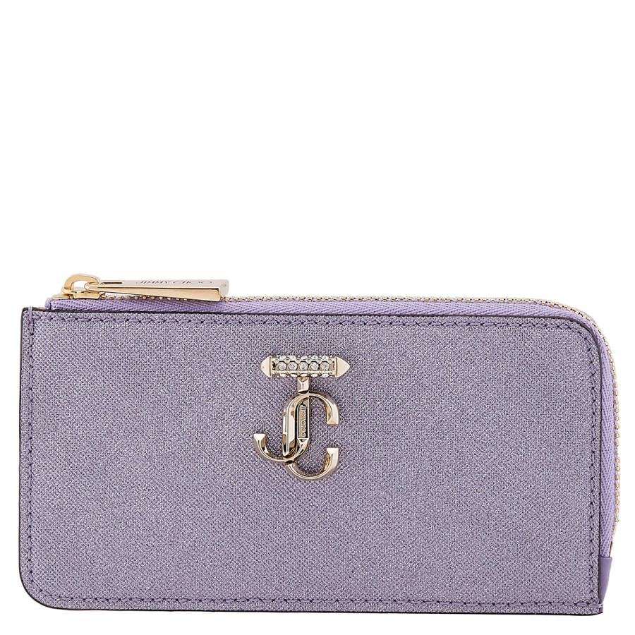Jimmy Choo JC Emblem Zip Card Holder by JIMMY CHOO