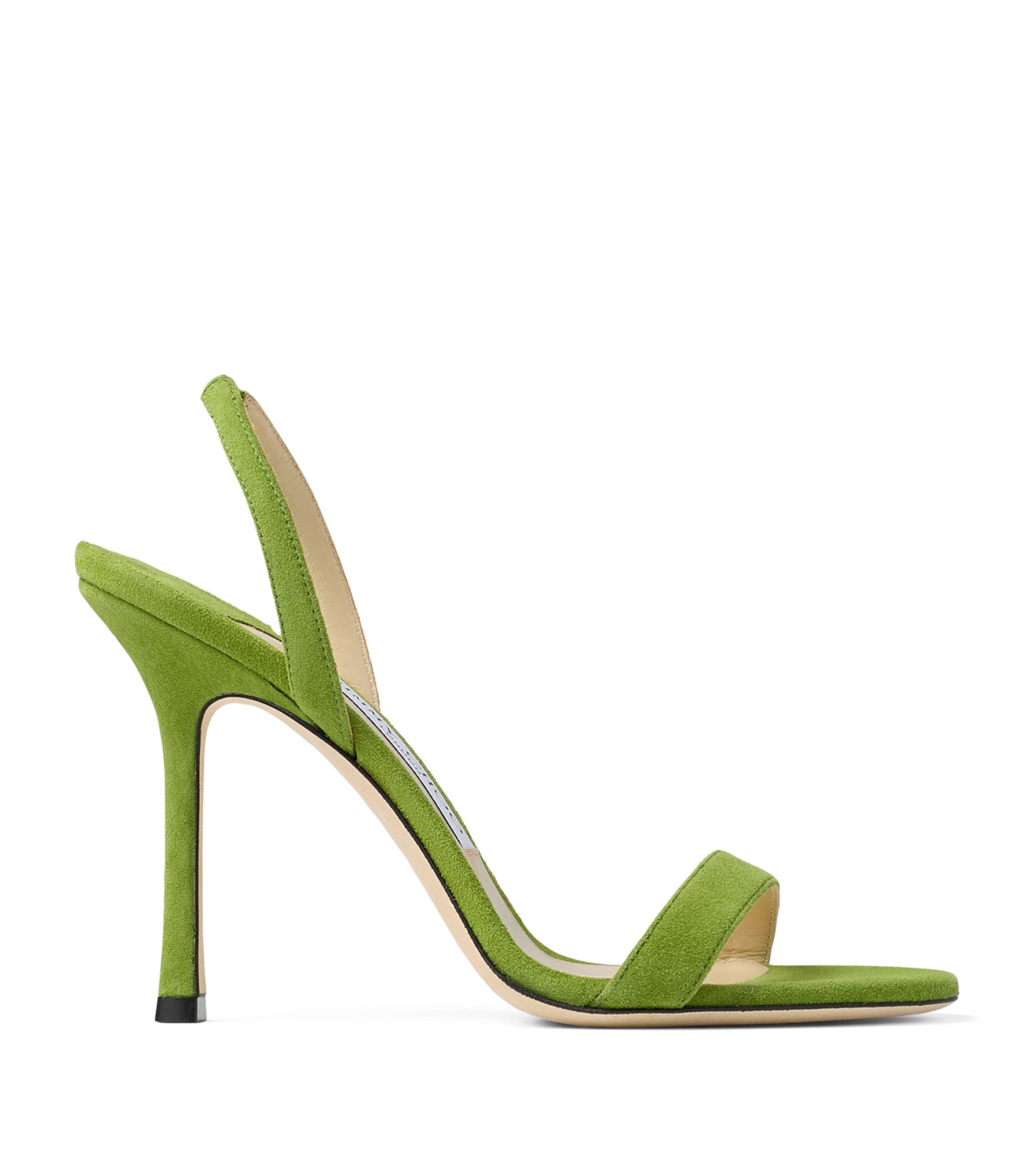 Jimmy Choo Jenn 100 Suede Heeled Sandals by JIMMY CHOO