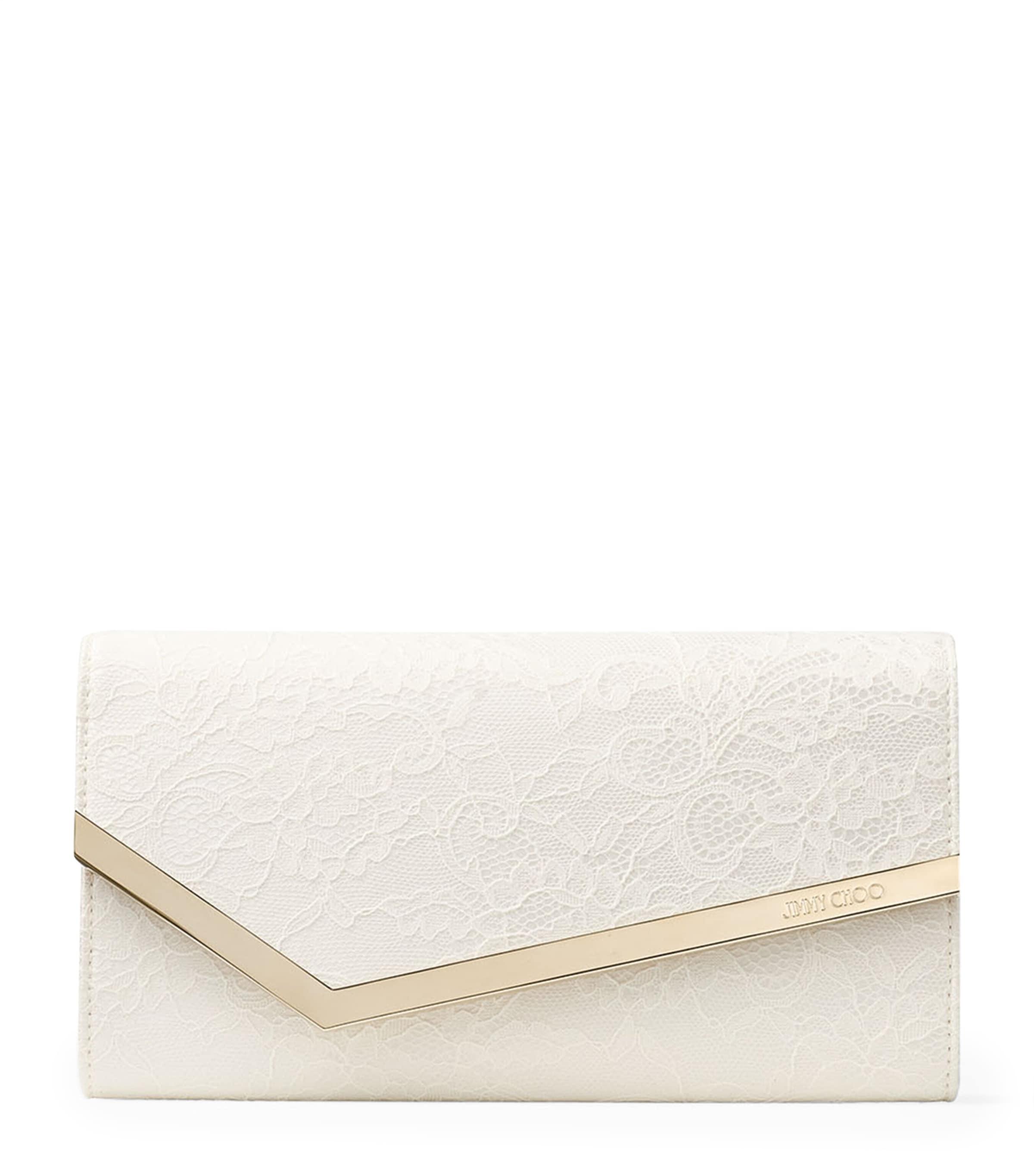 Jimmy Choo Lace Emmie Clutch Bag by JIMMY CHOO