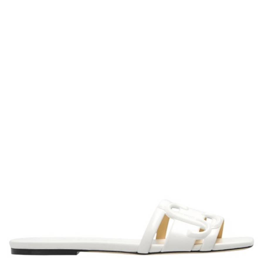 Jimmy Choo Laran Nappa Leather Slides by JIMMY CHOO