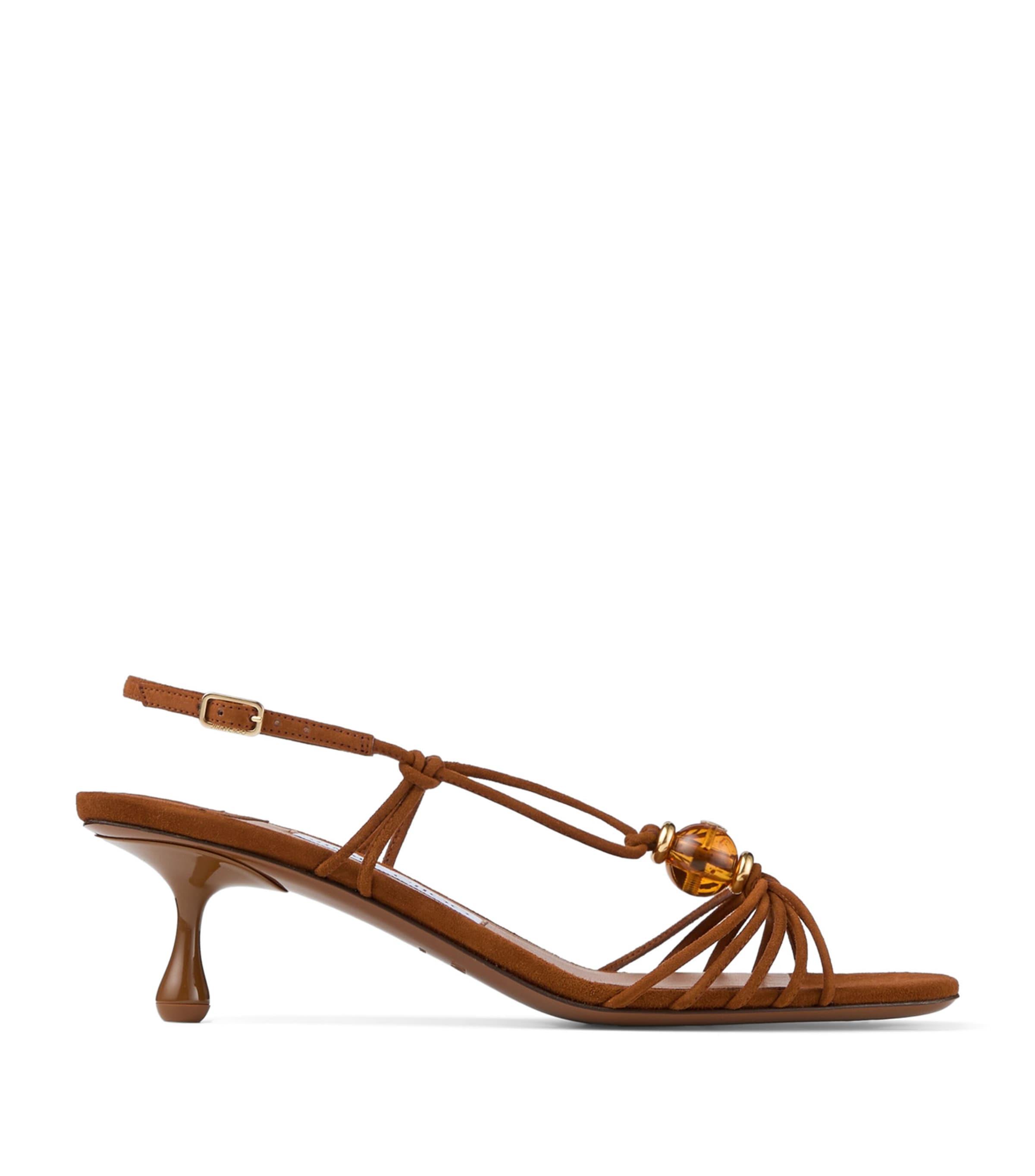 Jimmy Choo Lova 50 Suede Heeled Sandals by JIMMY CHOO