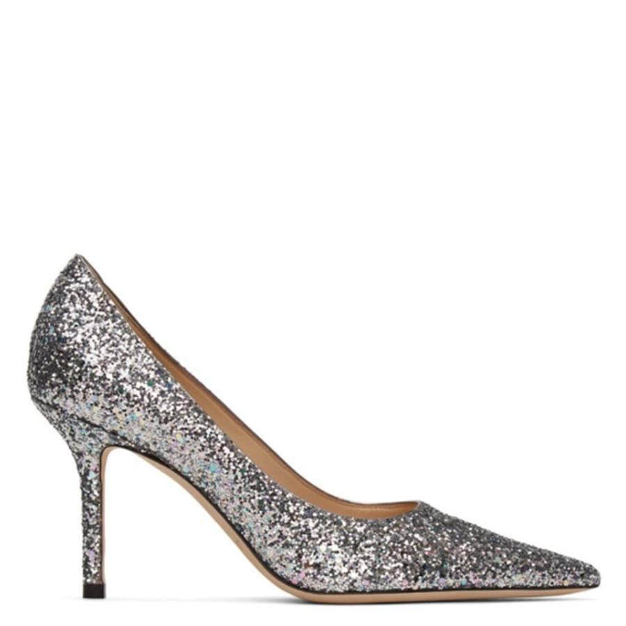 Jimmy Choo Love 85 Coarse Glitter Pumps by JIMMY CHOO