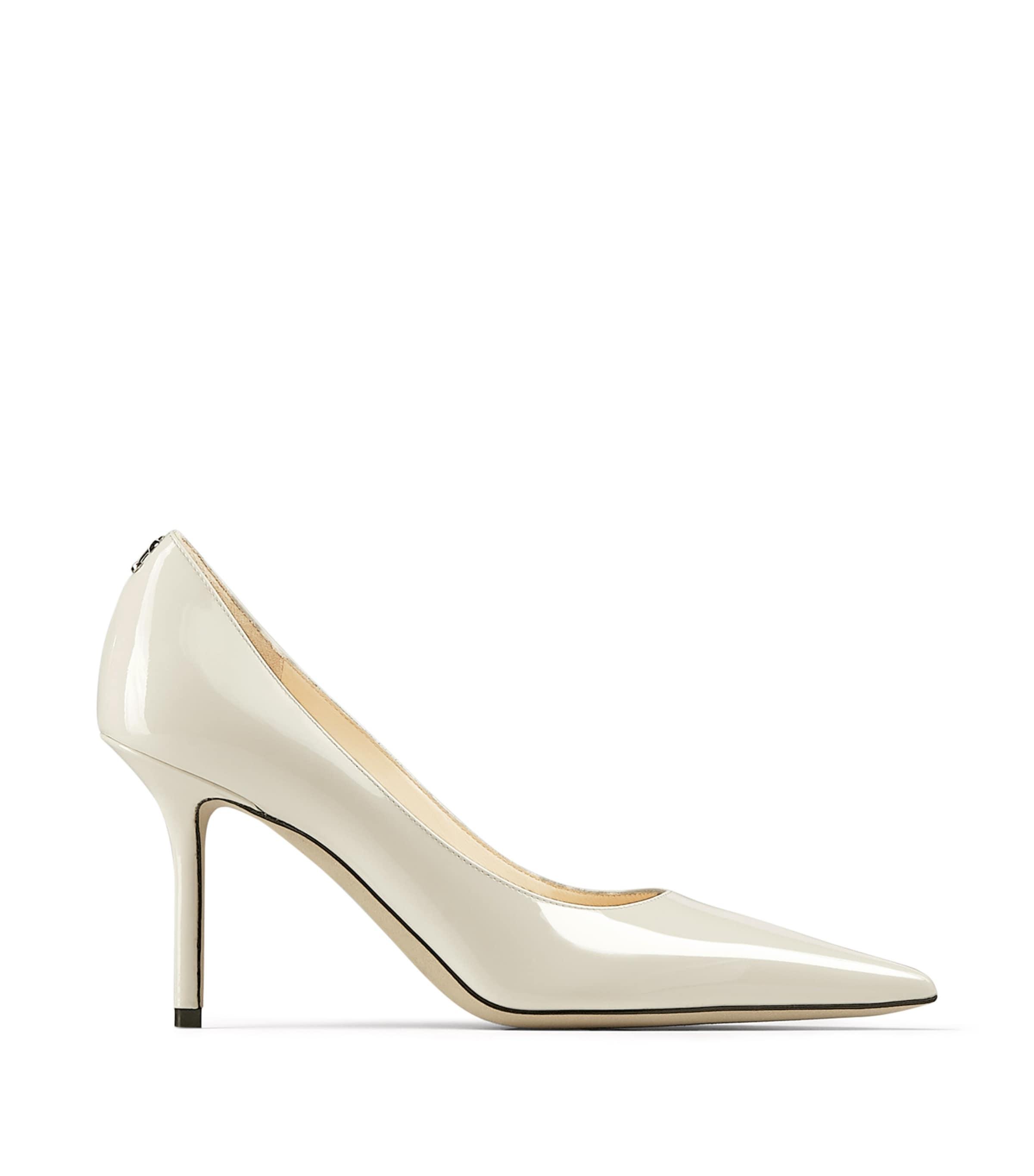 Jimmy Choo Love 85 Patent Monogram Pumps by JIMMY CHOO