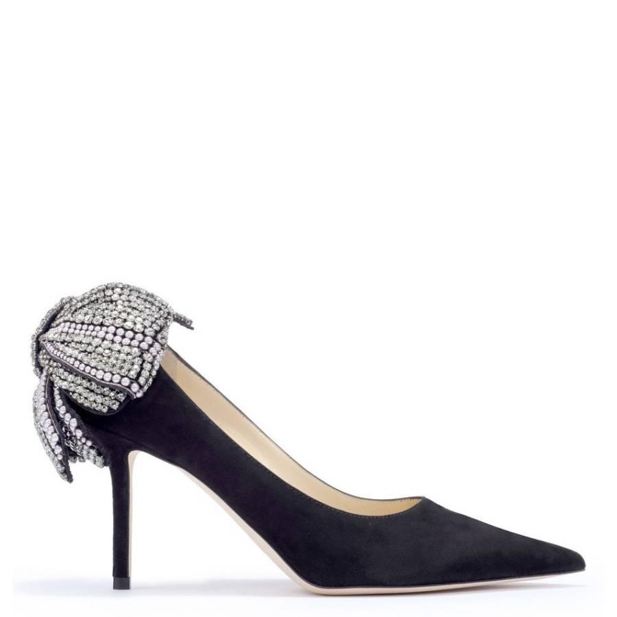 Jimmy Choo Love 85 Pearl and Crystal Bow Pumps by JIMMY CHOO