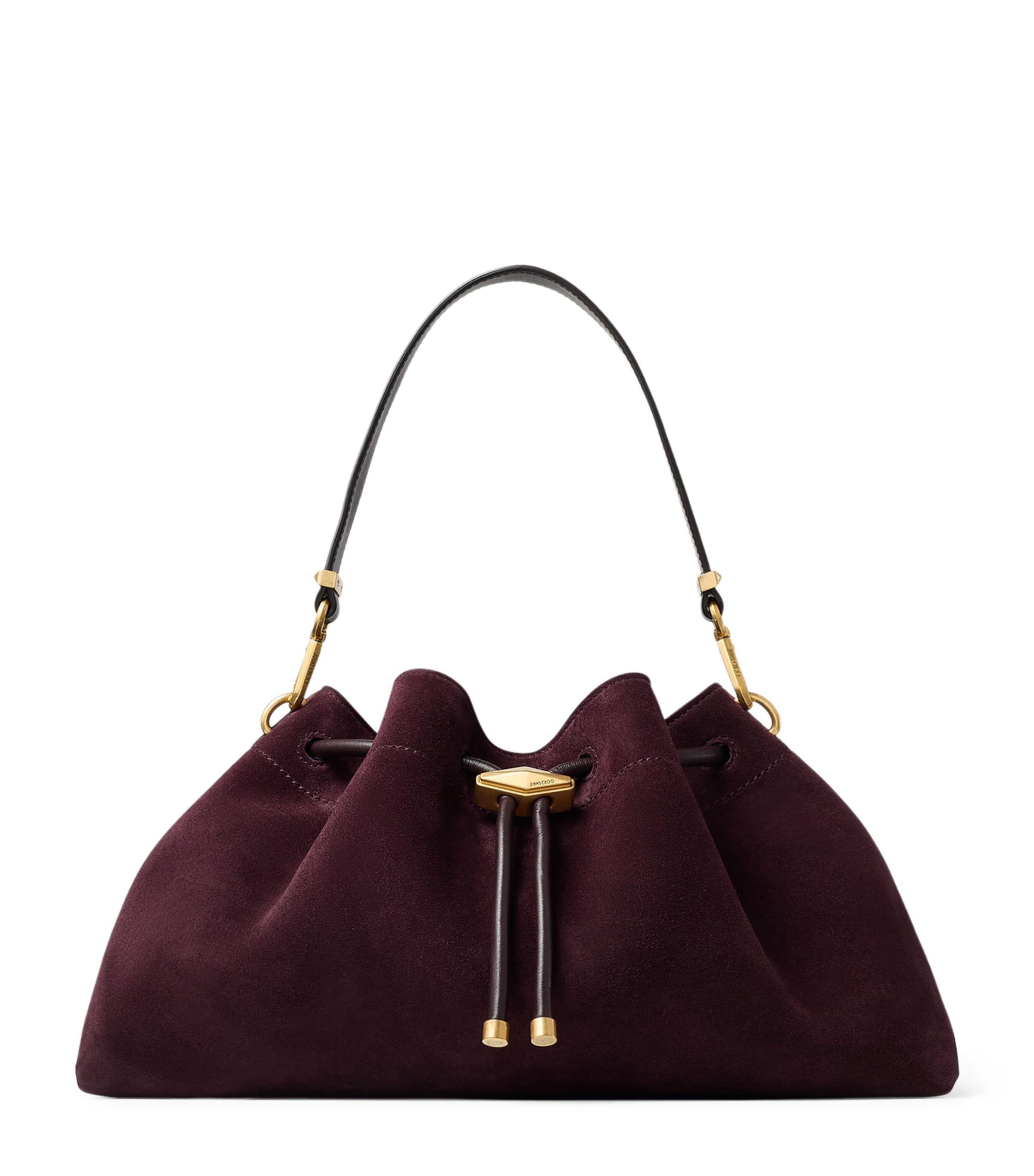 Jimmy Choo Medium Suede Cinch Shoulder Bag by JIMMY CHOO