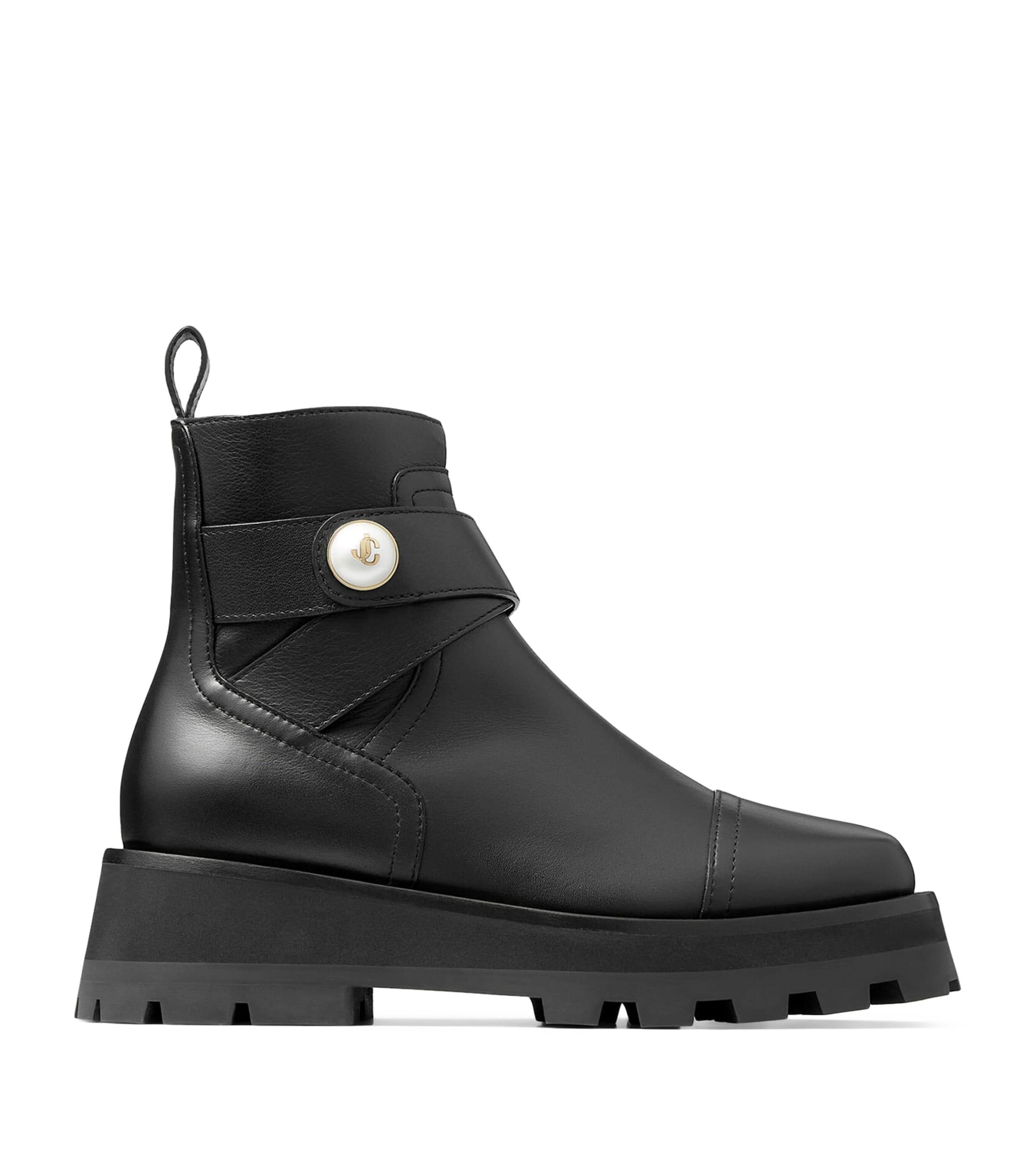 Jimmy Choo Meena Leather Ankle Boots by JIMMY CHOO
