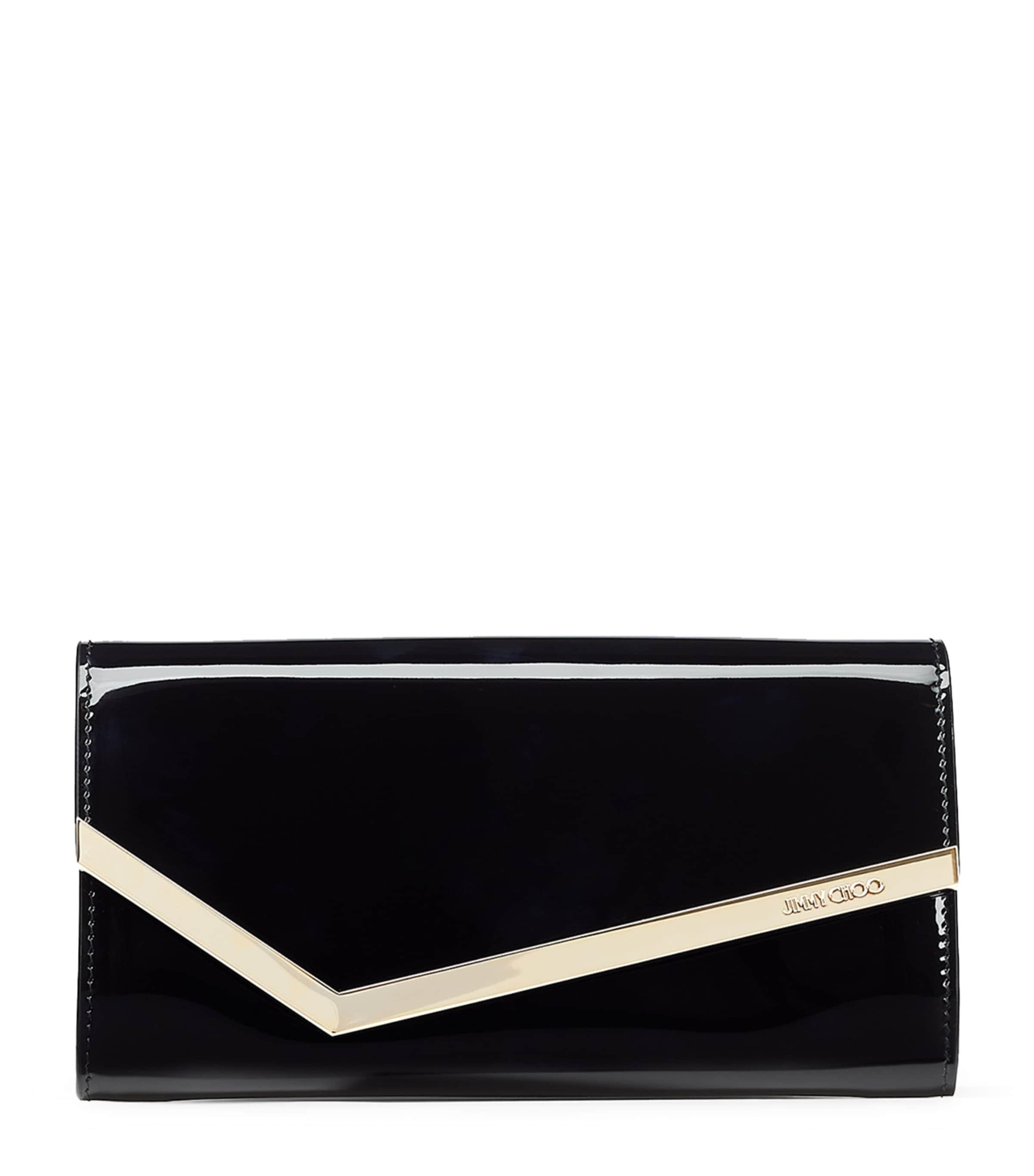 Jimmy Choo Patent Emmie Clutch Bag by JIMMY CHOO