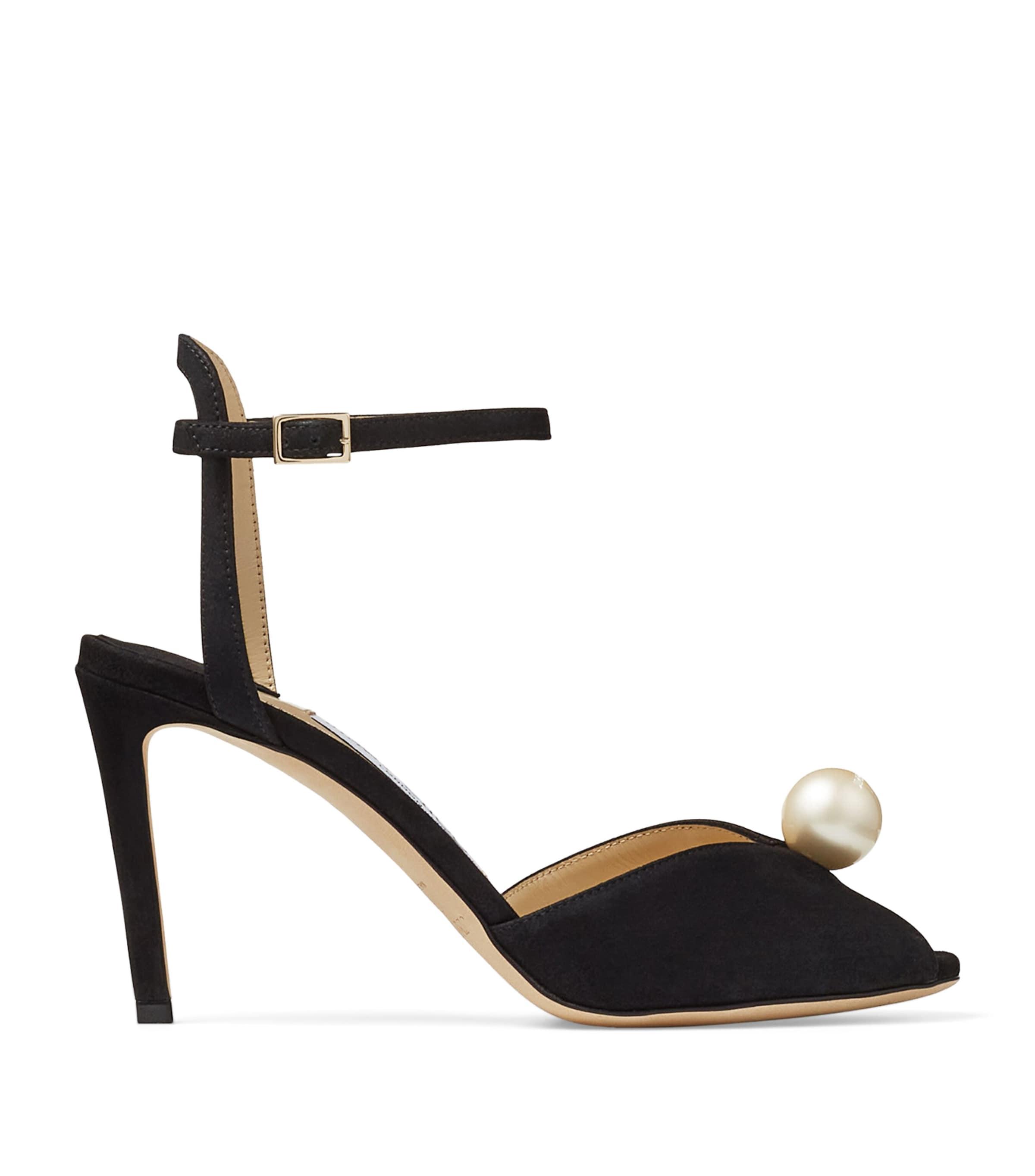 Jimmy Choo Sacora 85 Leather Sandals by JIMMY CHOO