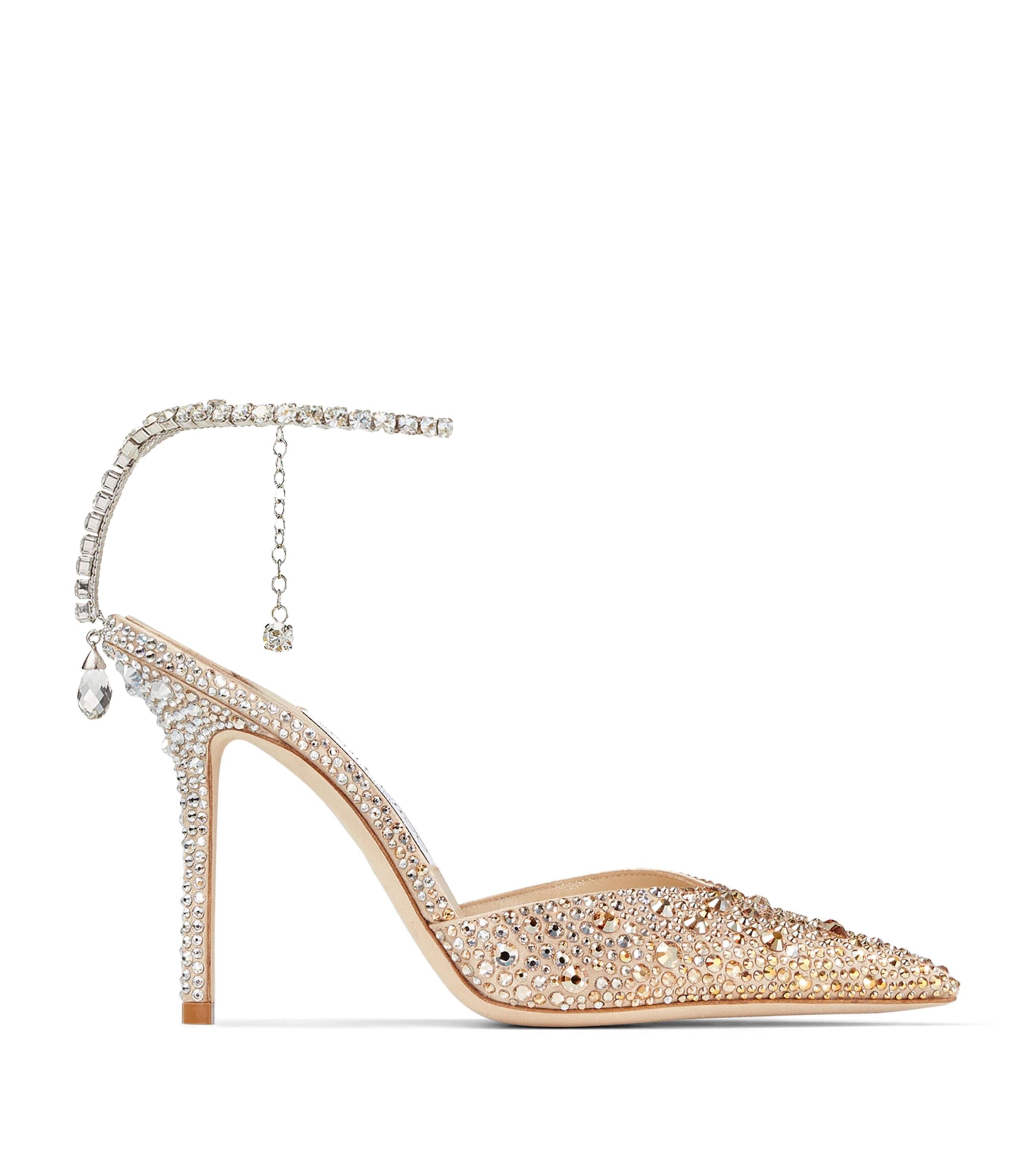 Jimmy Choo Saeda 100 Crystal Embellished Pumps by JIMMY CHOO