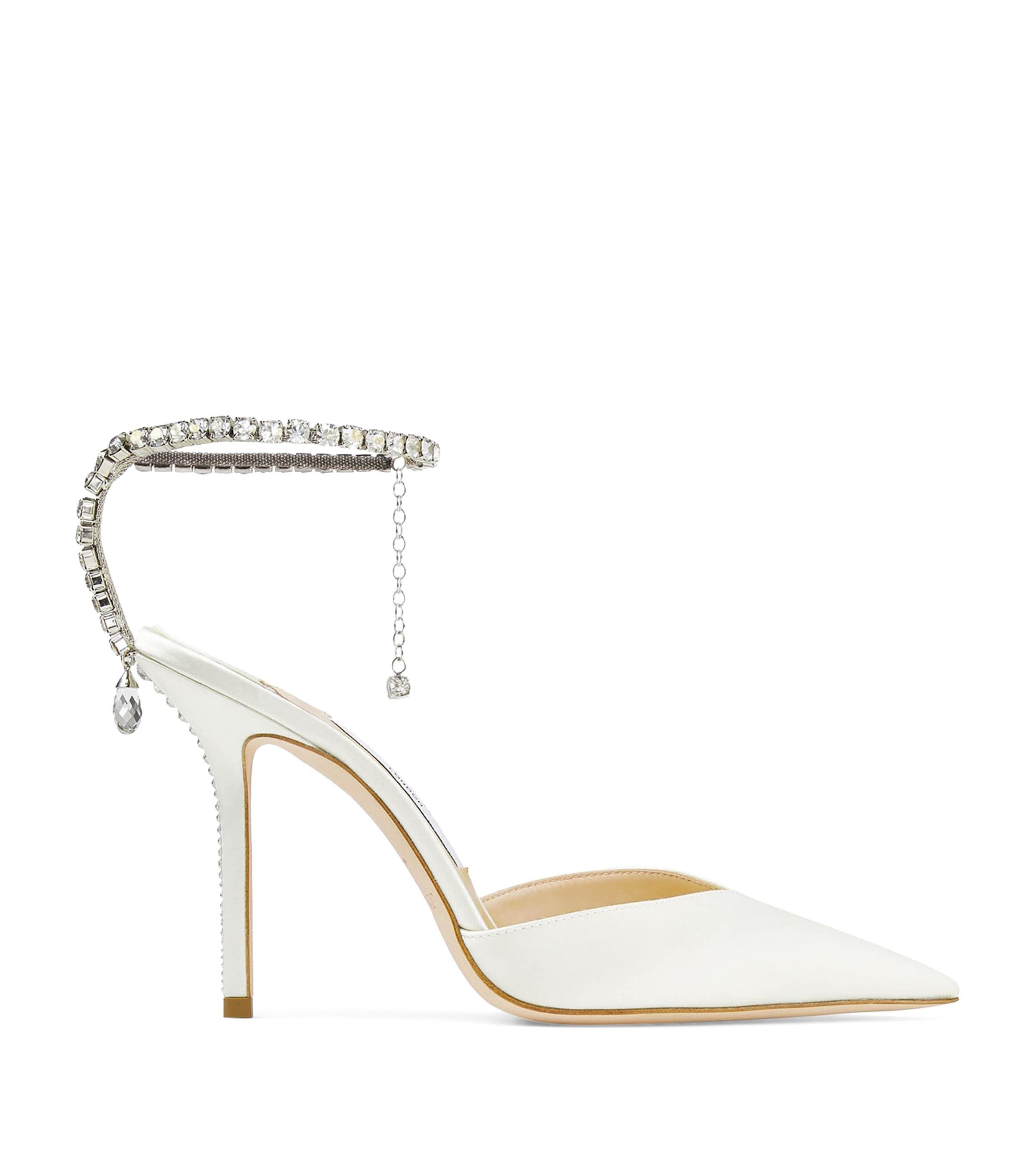 Jimmy Choo Saeda 100 Satin Pumps by JIMMY CHOO