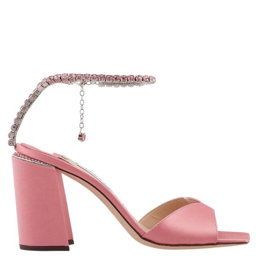 Jimmy Choo Saeda 85 Block Heel Sandals by JIMMY CHOO