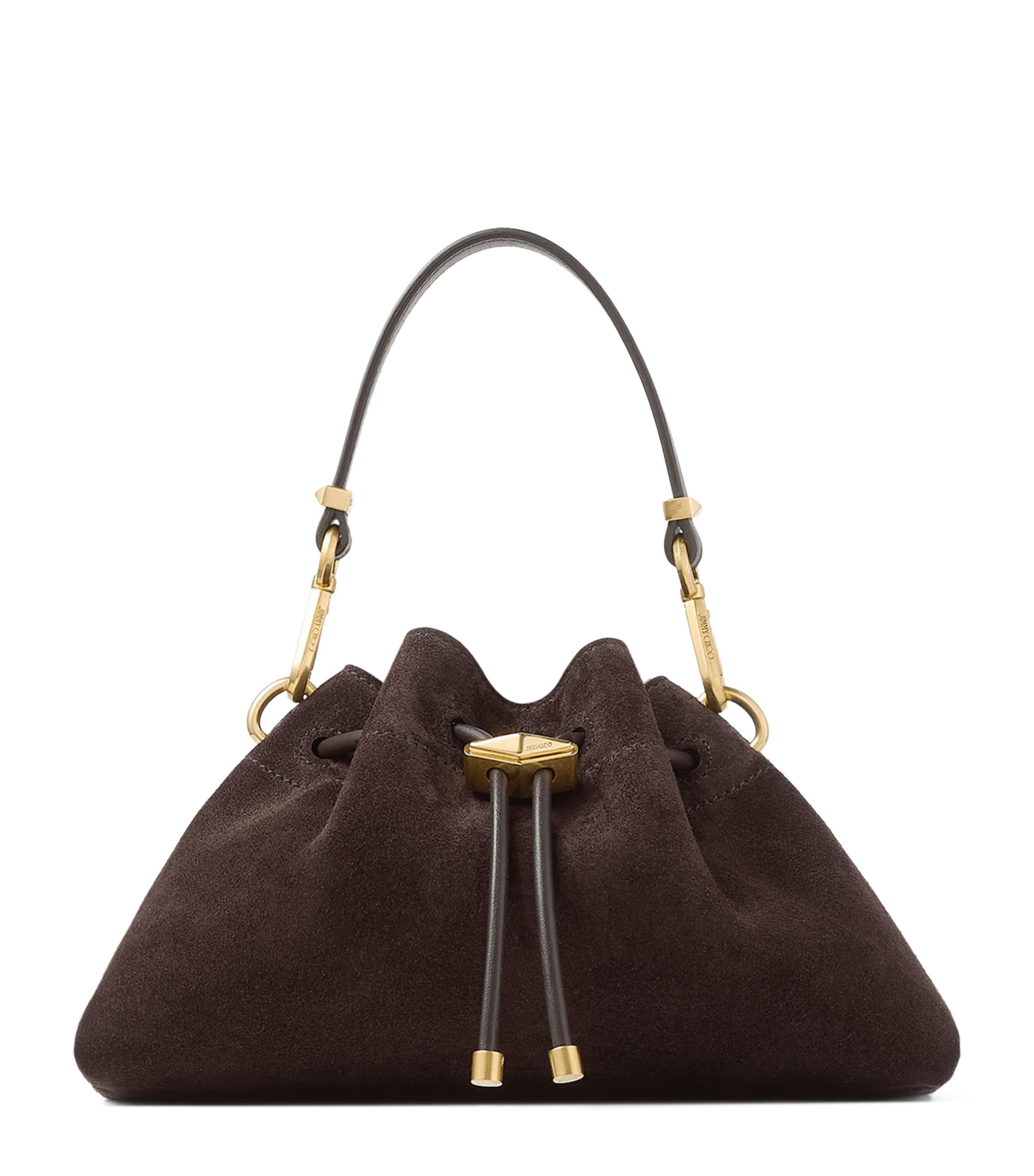 Jimmy Choo Small Suede Cinch Shoulder Bag by JIMMY CHOO
