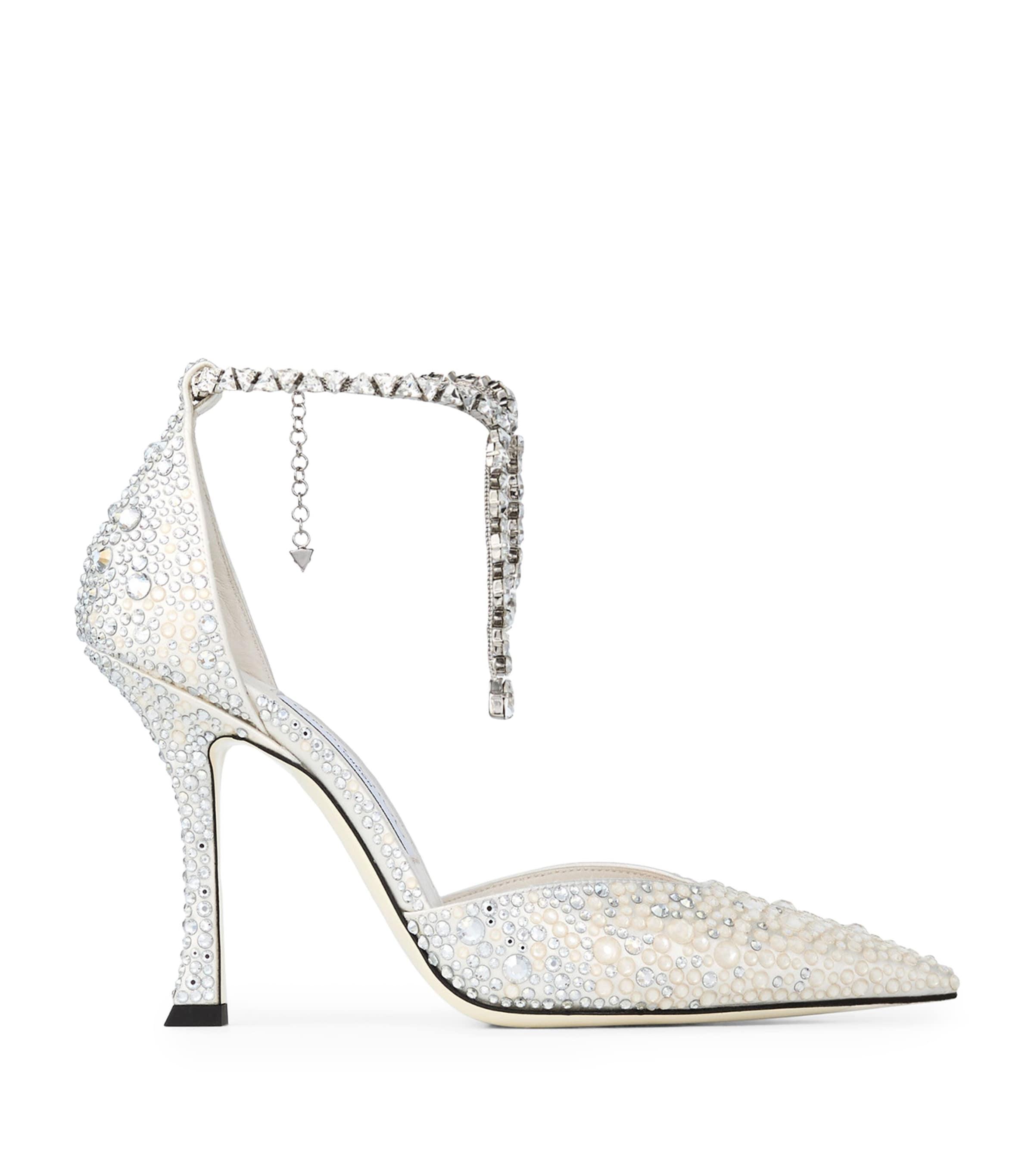 Jimmy Choo Stevie 100 Embellished Pumps by JIMMY CHOO