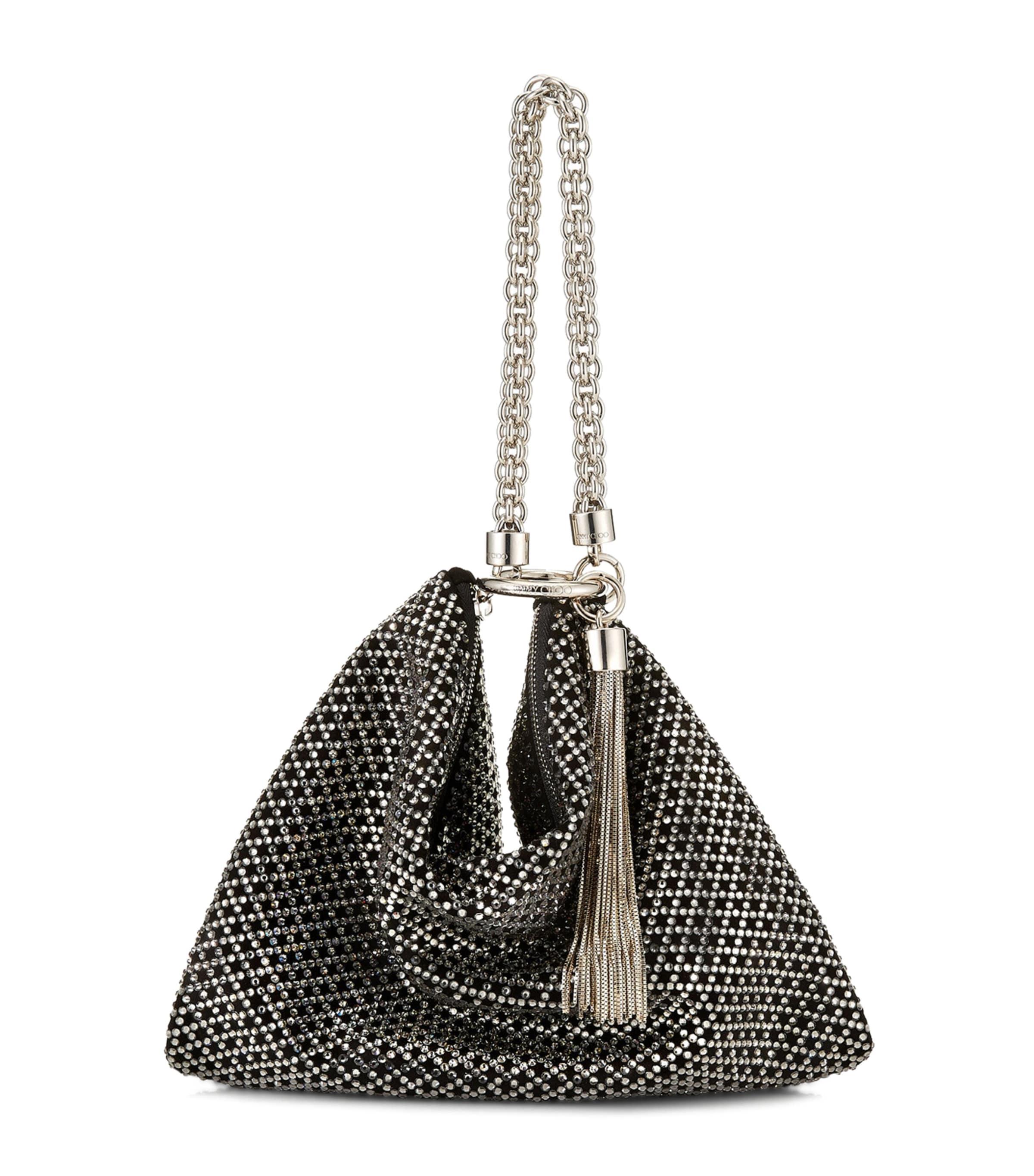 Jimmy Choo Suede Crystal-Embellished Callie Clutch Bag by JIMMY CHOO