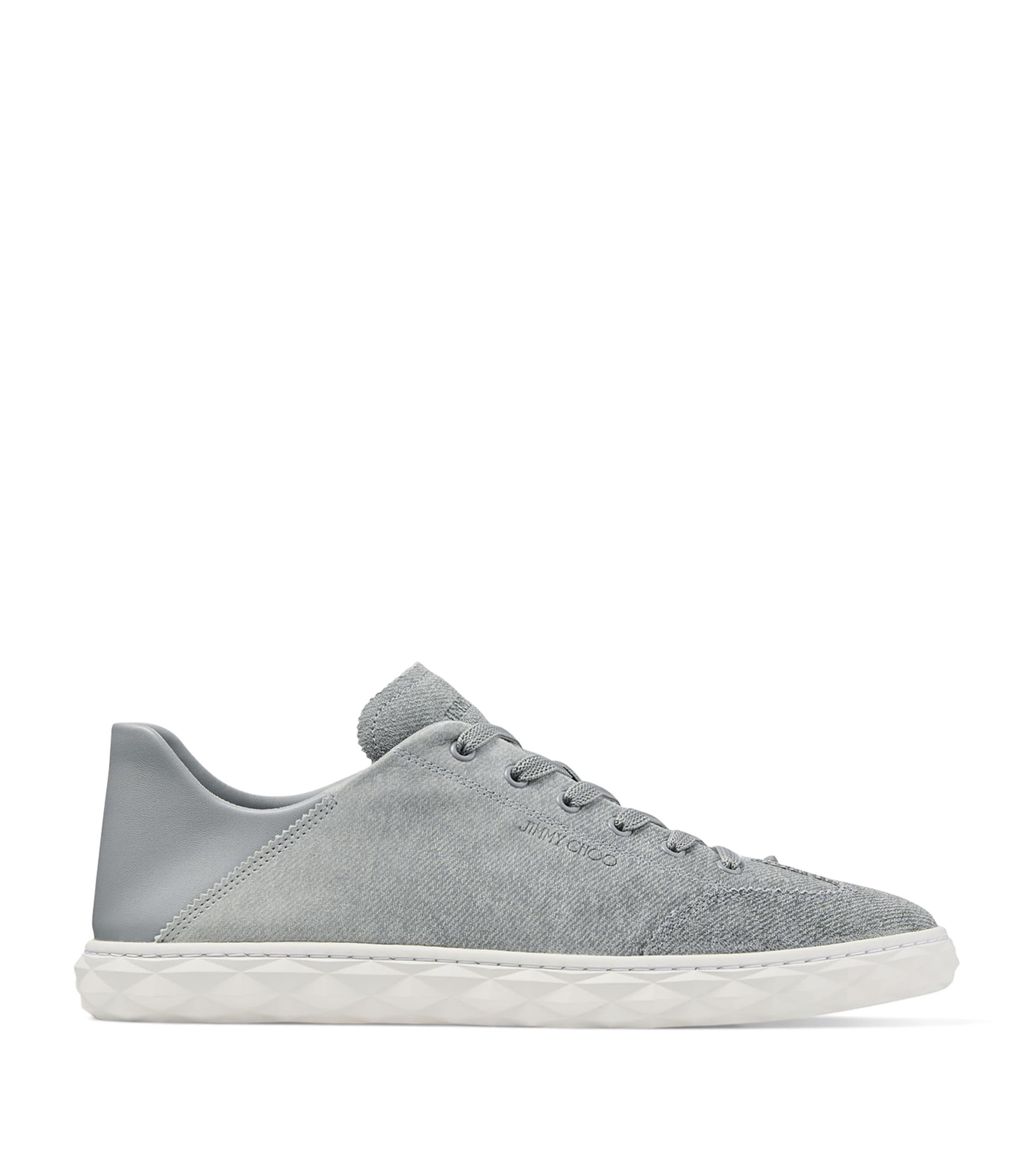 Jimmy Choo Suede-Leather Diamond Light Flex F Sneakers by JIMMY CHOO