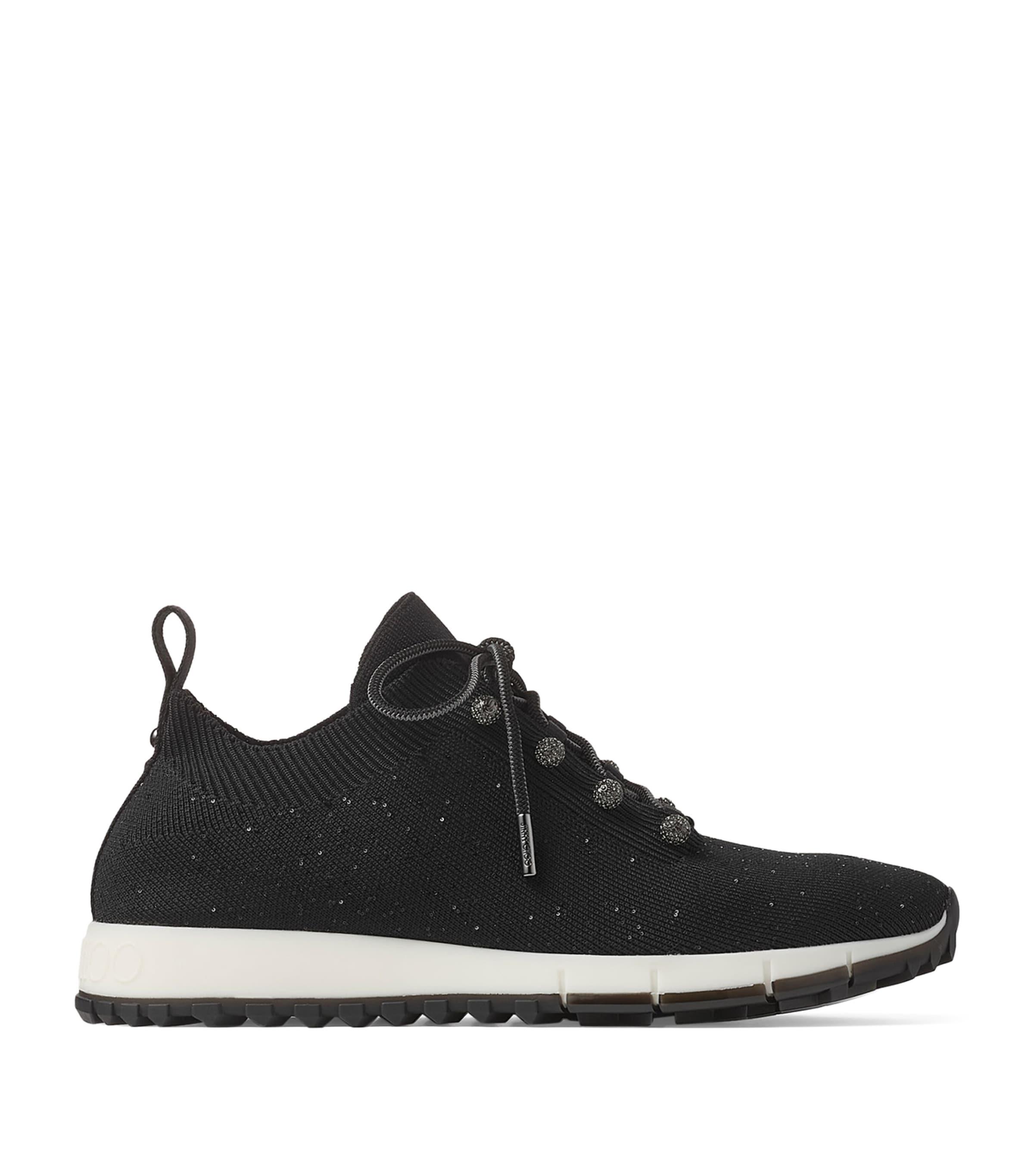Jimmy Choo Veles Knitted Glitter Sneakers by JIMMY CHOO