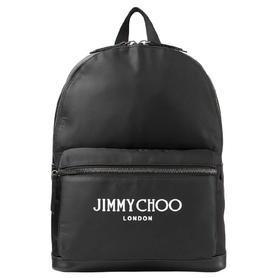 Jimmy Choo Wilmer Logo Adjustable Strap Backpack by JIMMY CHOO