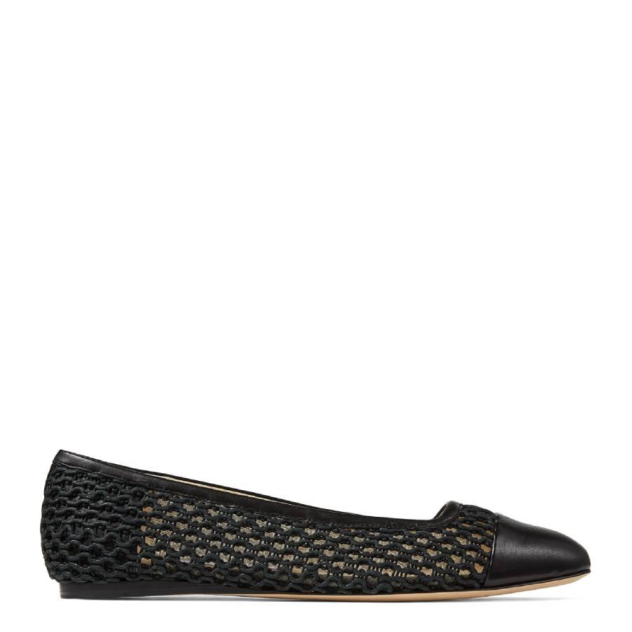 Jimmy Choo Womens Watson Black/Black Ballerina Flats by JIMMY CHOO