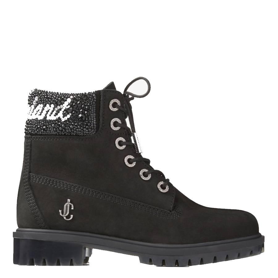 Jimmy Choo X Timberland 6-Inch Crystal Cuff Boots by JIMMY CHOO