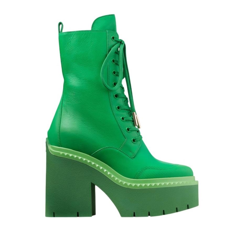 Jimmy Choo x Pretty Guardian Sailor Moon Sailor Jupiter Boots 120 by JIMMY CHOO