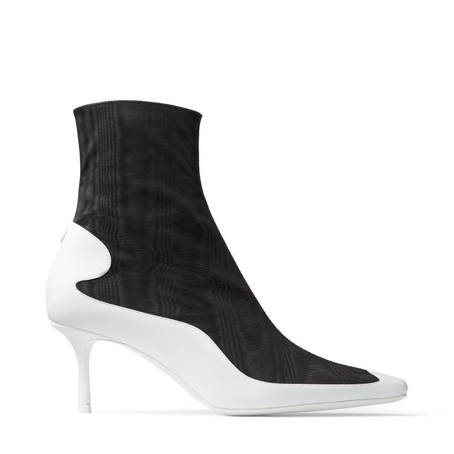 Jimmy Choox Marine Serre Moire Ankle Boots by JIMMY CHOO