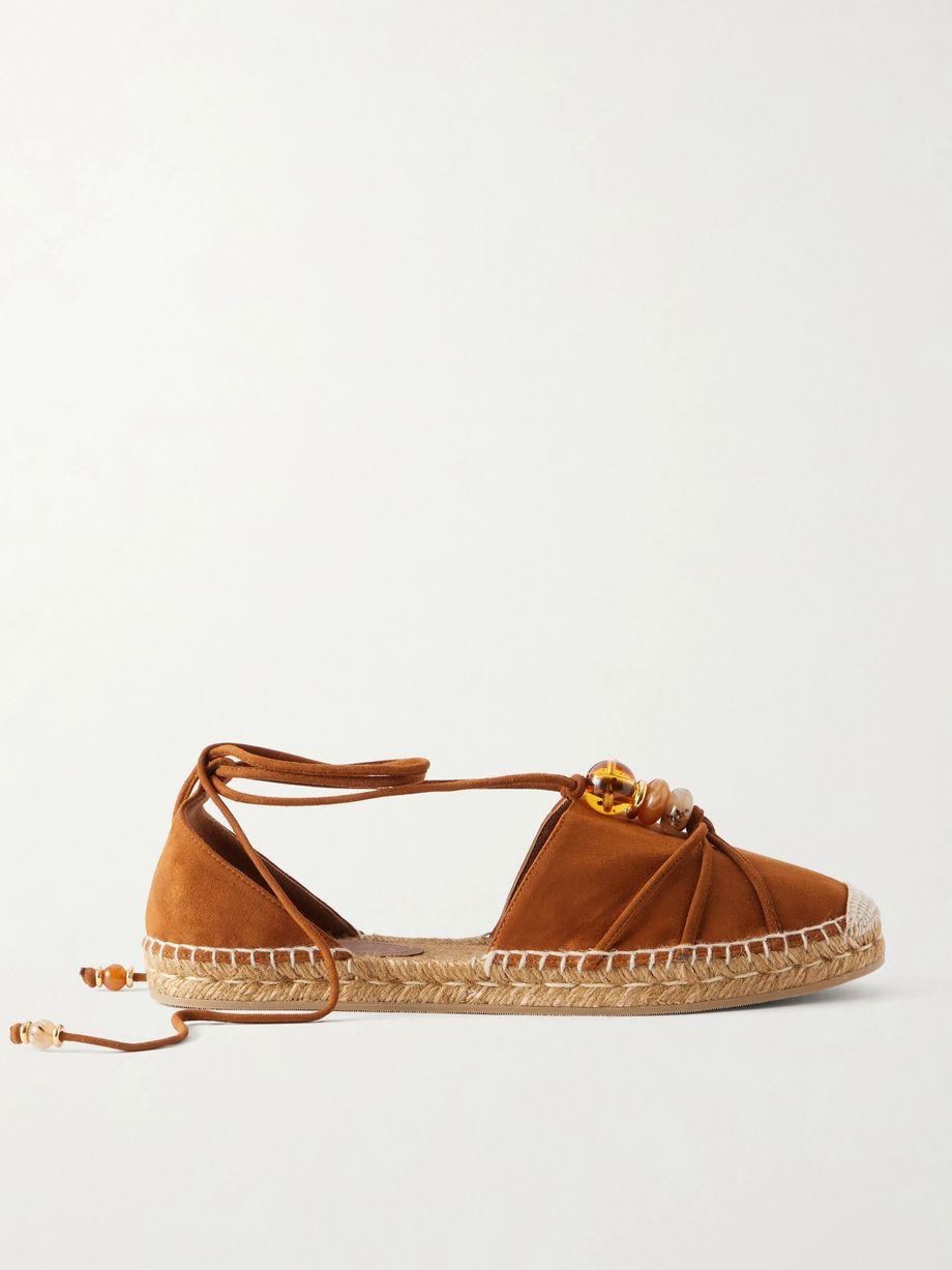 Lemi embellished suede espadrilles by JIMMY CHOO