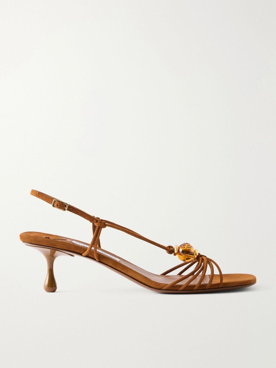 Lova 50 embellished suede sandals by JIMMY CHOO