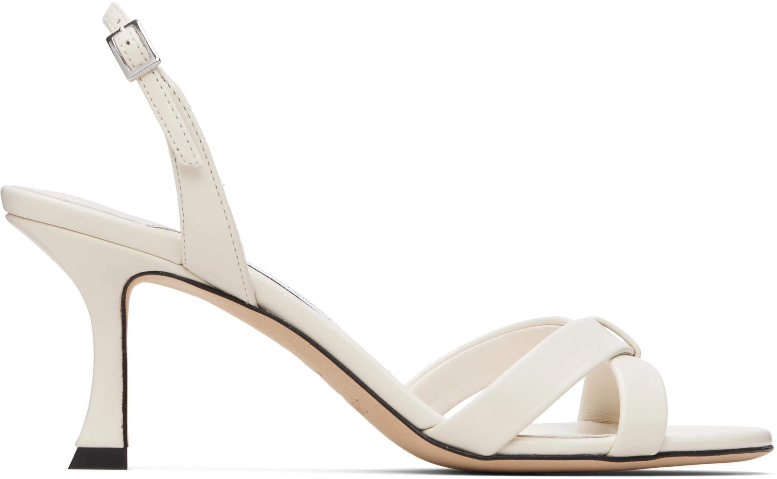 Off-White Elsy 70 Heeled Sandals by JIMMY CHOO