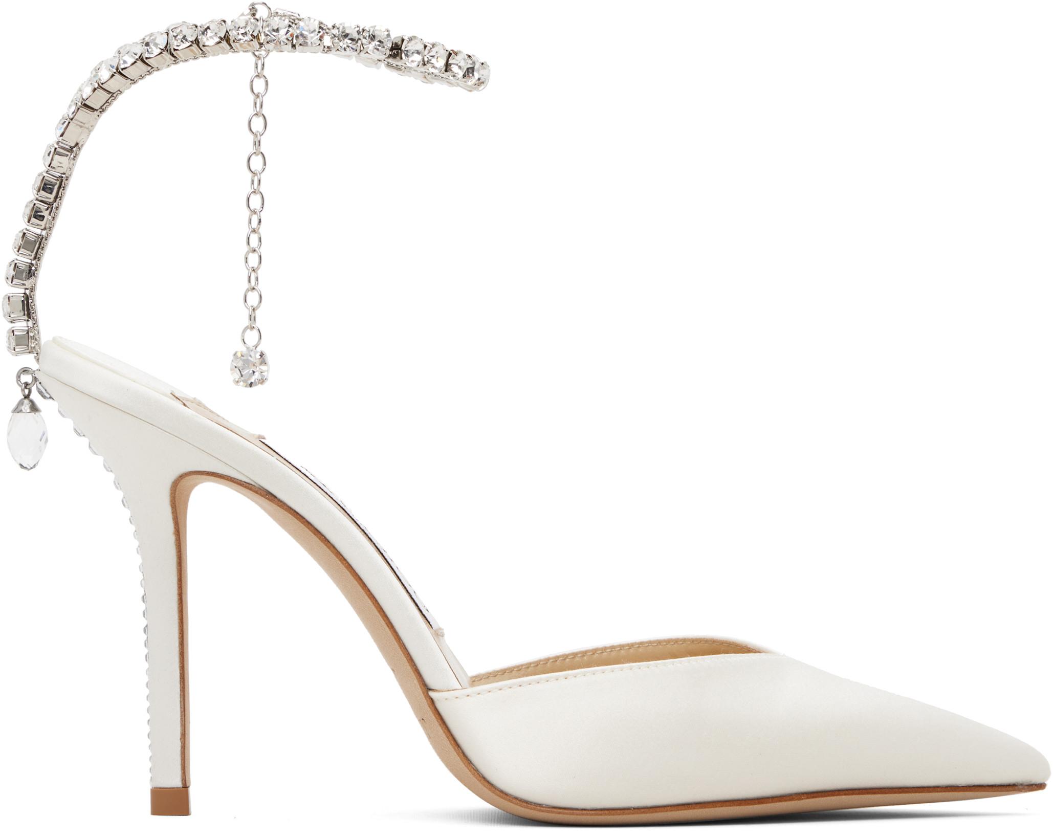 Off-White Saeda 100 Heels by JIMMY CHOO