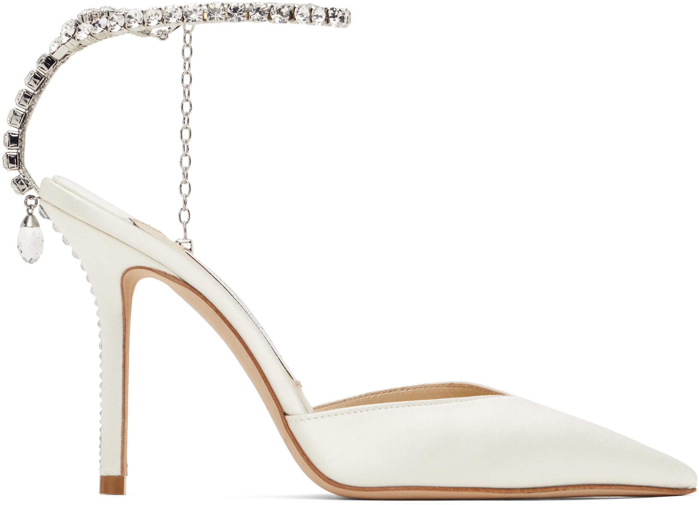 Off-White Saeda 100 Heels by JIMMY CHOO