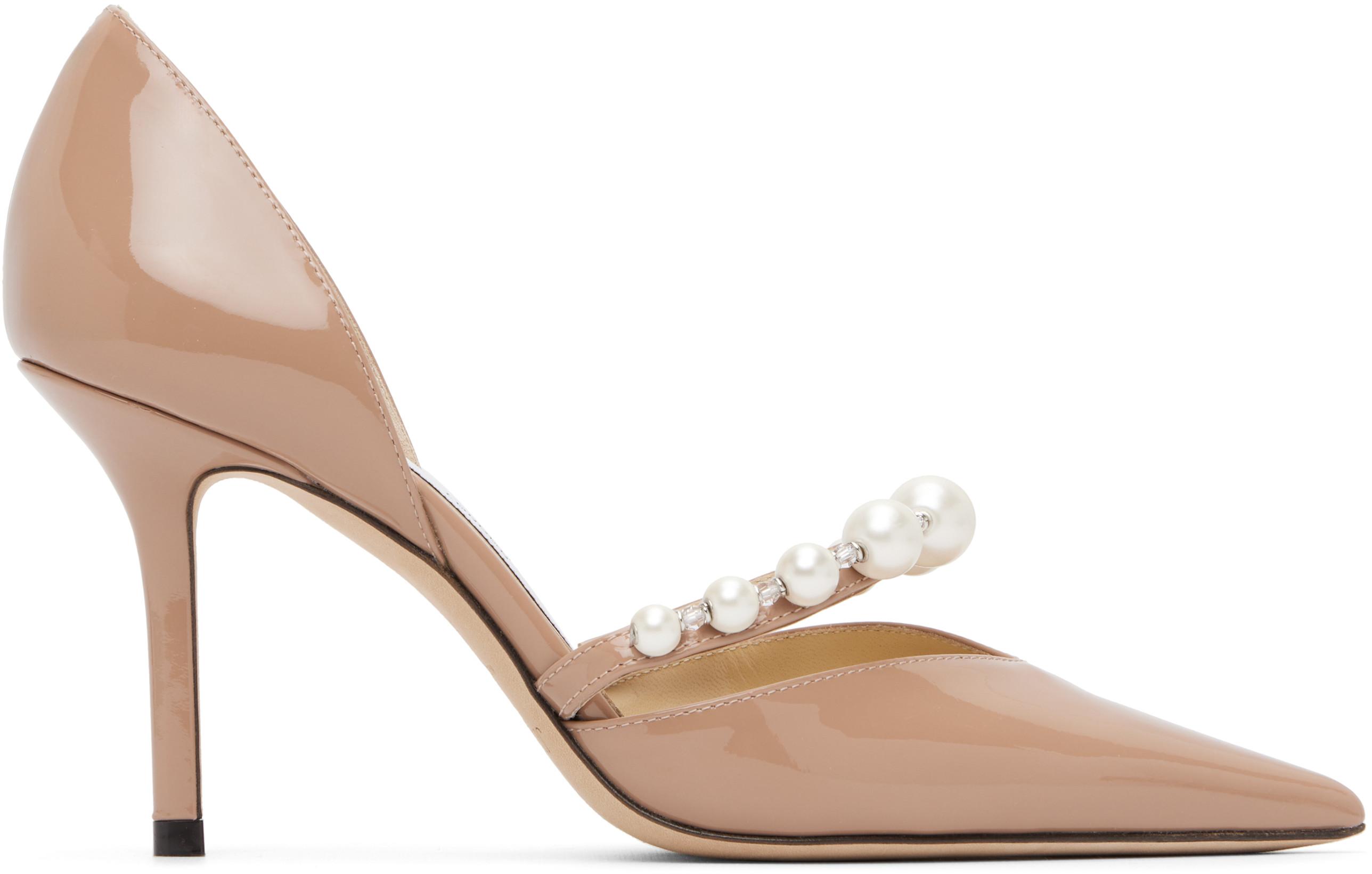 Pink Aurelie 85 Heels by JIMMY CHOO
