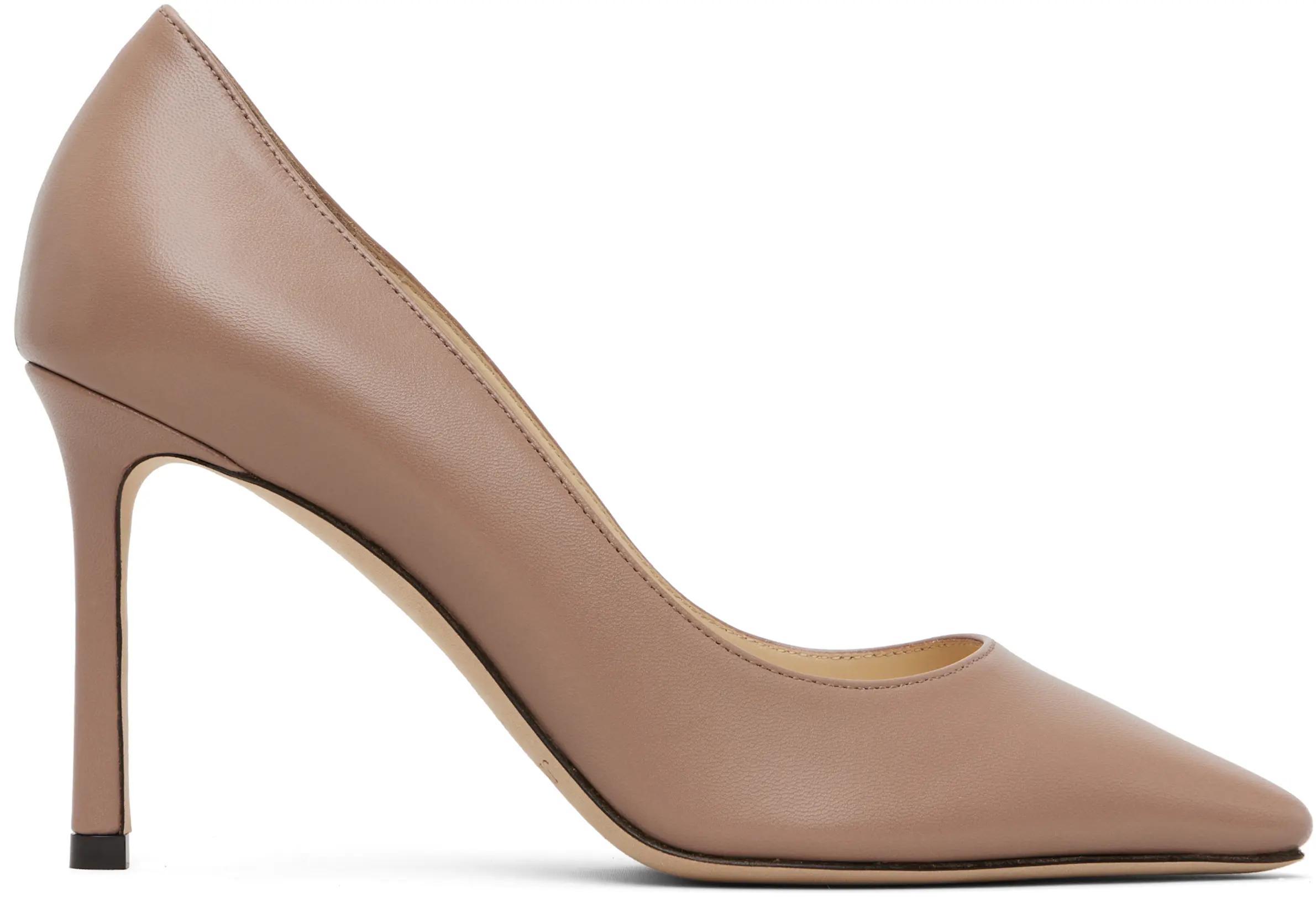 Pink Romy 85 Heels by JIMMY CHOO