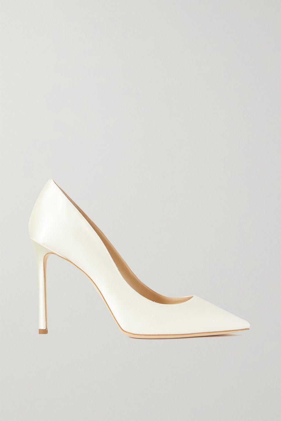 Romy 100 satin pumps by JIMMY CHOO