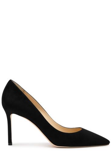 Romy 85 suede pumps by JIMMY CHOO