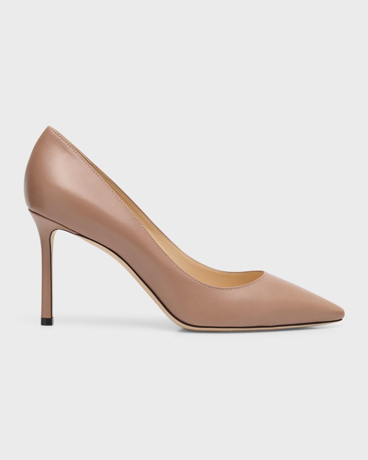 Romy Leather Stiletto Pumps by JIMMY CHOO