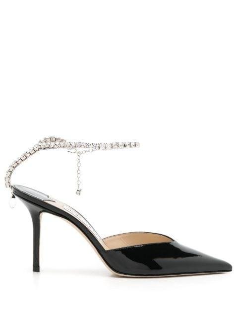 Saeda 85mm patent leather pumps by JIMMY CHOO
