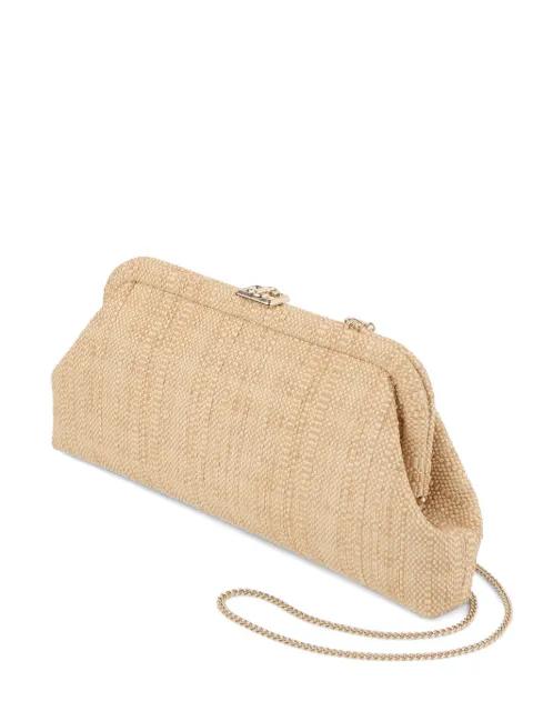 Skylar logo-plaque clutch bag by JIMMY CHOO