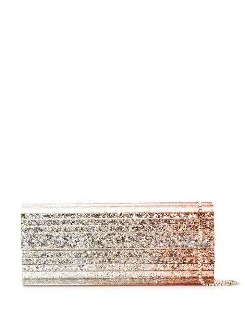 Sweetie glitter clutch by JIMMY CHOO