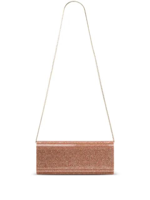 Sweetie glitter-effect clutch bag by JIMMY CHOO
