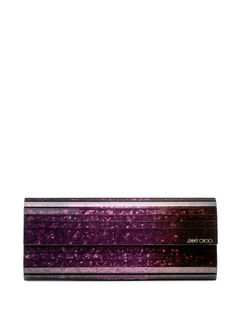 Sweetie glitter-embellished clutch bag by JIMMY CHOO