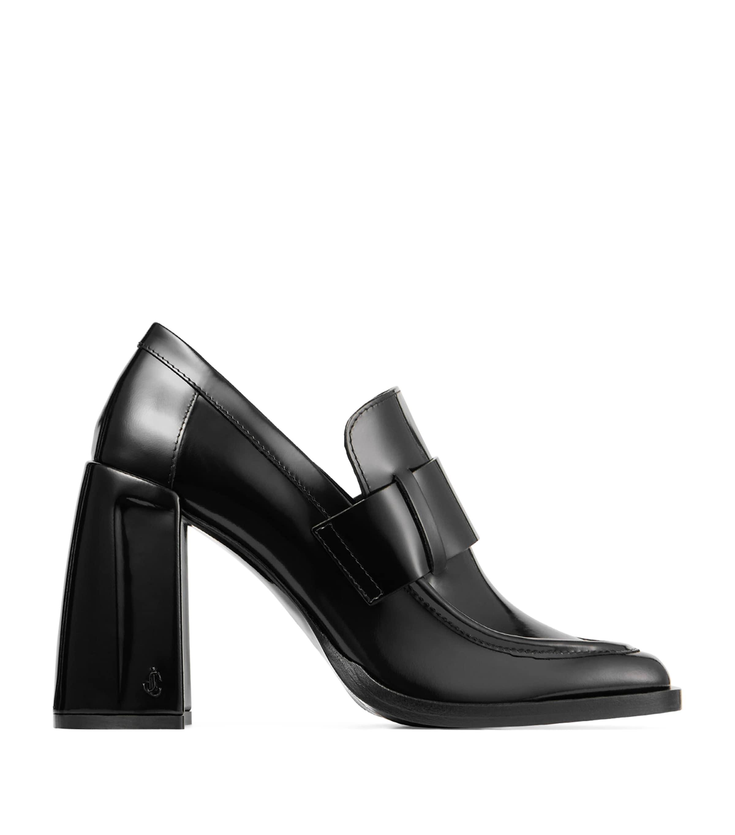 Tylor 95 Leather Heeled Loafers by JIMMY CHOO