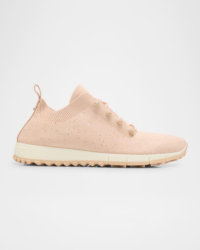 Veles Sequin Knit Trainer Sneakers by JIMMY CHOO